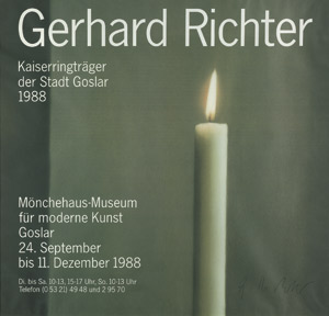 Lot 7377, Auction  102, Richter, Gerhard, Plakat: Kerze