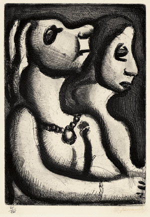 Lot 7383, Auction  102, Rouault, Georges, Les deux matrones