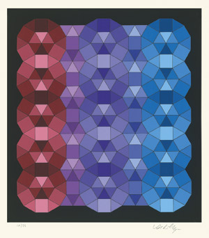 Lot 7456, Auction  102, Vasarely, Victor von, Abstrakte Komposition