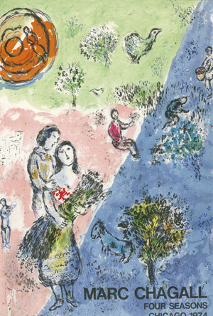 Lot 8125, Auction  102, Chagall, Marc, Four Seasons (Die vier Jahreszeiten)