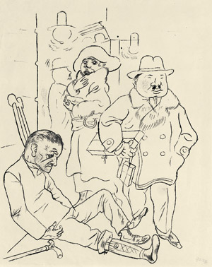 Lot 8224, Auction  102, Grosz, George, "Ich habe das meine getan... das Plündern ist eure Sache"