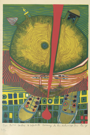 Lot 8266, Auction  102, Hundertwasser, Friedensreich, Der Knabe mit den grünen Haaren