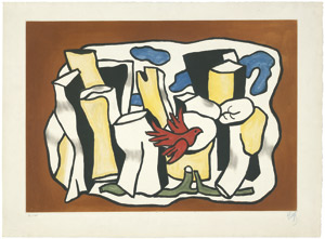 Lot 8298, Auction  102, Léger, Fernand, L'oiseau rouge dans le bois