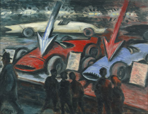 Lot 8319, Auction  102, Masereel, Frans, Exhibition de voiture de sport