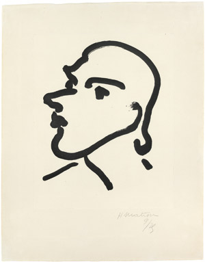 Lot 8325, Auction  102, Matisse, Henri, Nadia de Profil