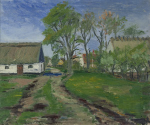 Lot 8330, Auction  102, Meyboden, Hans, Dorfanger im Frühling