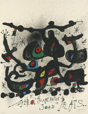 Lot 8336, Auction  102, Miró, Joan, Homentage à Joan Prats