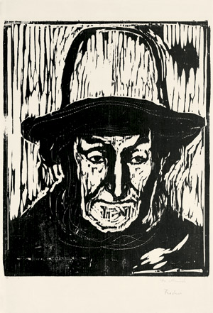 Lot 8354, Auction  102, Munch, Edvard, "Fischer" (Der alte Fischer)