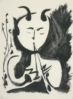 Lot 8385, Auction  102, Picasso, Pablo, Faune Musicien no. 4