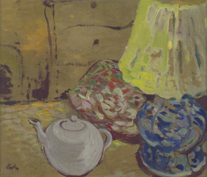 Lot 8449, Auction  102, Strecker, Paul, Stilleben mit Lampe