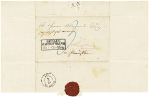 Lot 2503, Auction  103, Arnim, Bettine von, Brief vom April 1854 an Alexander Jung