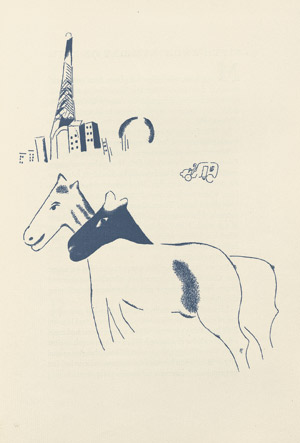Lot 3134, Auction  103, Goll, Claire und Chagall, Marc - Illustr., Diary of a Horse. 