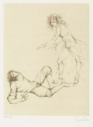 Lot 3210, Auction  103, Poliziano, Angelo und Fini, Leonor - Illustr., Die Tragödie des Orpheus