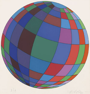 Lot 3842, Auction  103, Vasarely, Victor, Farbwelt Folklore Planetaire