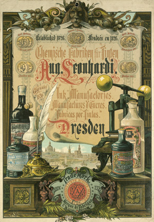 Lot 3925, Auction  103, Leonhardi, Chemische Fabriken für Tinten Aug. Leonhardi Dresden