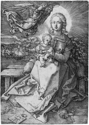 Lot 5075, Auction  103, Dürer, Albrecht, Maria von einem Engel gekrönt