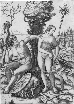 Lot 5181, Auction  103, Raimondi, Marcantonio, Mars und Venus mit Amor