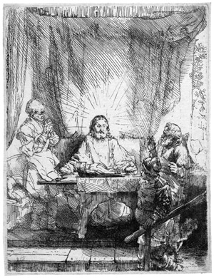 Lot 5198, Auction  103, Rembrandt Harmensz. van Rijn, Christus in Emmaus