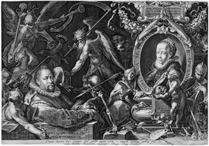 Lot 5223, Auction  103, Sadeler, Aegidius, Bartholomäus Spranger und seine Gattin Christina Muller