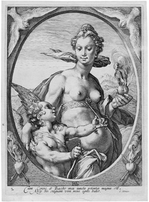 Lot 5648, Auction  103, Goltzius, Hendrick, Venus und Amor; Ceres
