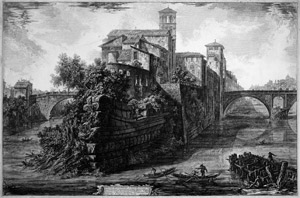 Lot 5752, Auction  103, Piranesi, Giovanni Battista, Veduta dell' Isola Tiberina