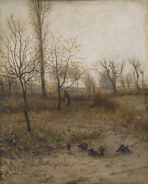 Lot 6178, Auction  103, Moras, Walter, Vorfrühling in märkischer Landschaft