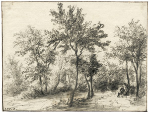 Lot 6267, Auction  103, Waterloo, Anthonie, Waldige Landschaft mit Figuren