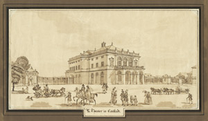 Lot 6458, Auction  103, Rausche, Carl Theodor, Das alte Schloss in Stuttgart; Königliche Theater in Canstadt