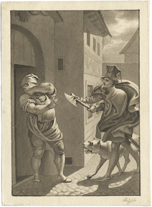 Lot 6746, Auction  103, Retzsch, Moritz, Illustration zum Cypressenkranz