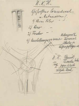 Lot 6860, Auction  103, Poelzig, Hans, Hochhaus Berlin Friedrichstraße