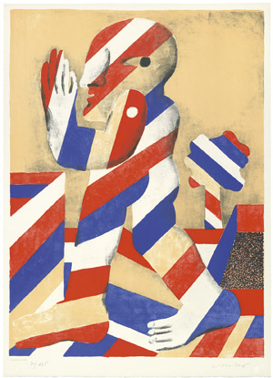 Lot 7008, Auction  103, Antes, Horst, Streifenfigur