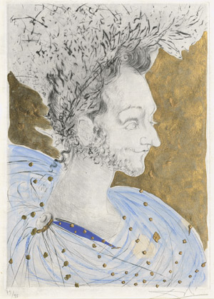 Lot 7057, Auction  103, Dalí, Salvador, Portrait de Ronsard