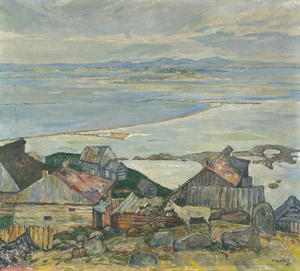 Lot 8289, Auction  103, Vogeler, Heinrich, Weiße Nacht am Weißen Meer (Kandalakscha)