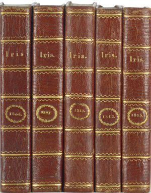 Lot 1515, Auction  104, Iris. Ein Taschenbuch, Hrsg. von Johann Georg Jacobi, 5 Jgge