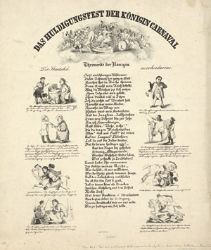 Lot 1595, Auction  104, Bavarica-Karikaturen, Konvolut von 12 Graphiken mit Karikaturen