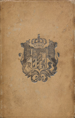 Lot 1654, Auction  104, Schulpreiseinband,  Brauner Kalblederband mit Wappensupralibros