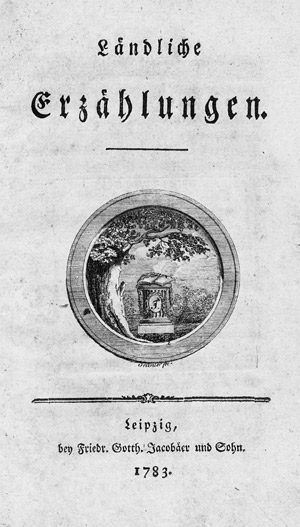 Lot 1831, Auction  104, Ländliche Erzählungen, Leipzig 1783