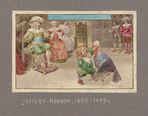 Lot 1845, Auction  104, Liebig-Bilder, 6 Originalentwürfe für die Serie "Les Nains Célèbres"