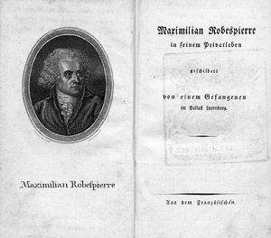 Lot 2039, Auction  104, Maximilian Robespierre, in seinem Privatleben