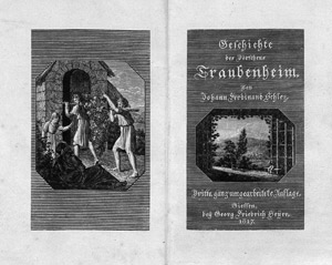 Lot 2061, Auction  104, Schlez, Johann Ferdinand, Geschichte des Dörfchens Traubenheim