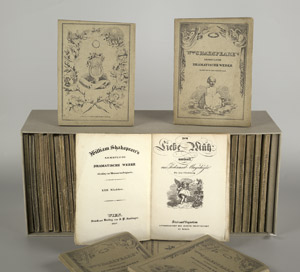 Lot 2075, Auction  104, Shakespeare, Wilhelm, Saemmtliche dramatische Werke übersetzt im Metrum des Originals