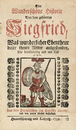 Lot 2108, Auction  104, Eine wunderschöne Historie und Volksbücher, von dem gehörnten Siegfried