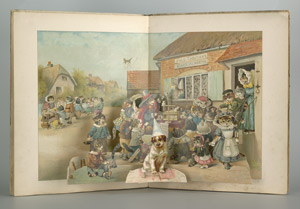 Lot 2218, Auction  104, children's tableaux, The, A novel colour book with pictures arranged as tableaux