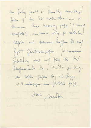 Lot 2681, Auction  104, Heidegger, Martin, Brief 1953
