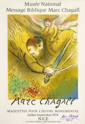 Lot 3056, Auction  104, Chagall, Marc, Fünf  (3 signierte) Plakate in Original-Lithographie