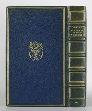 Lot 3153, Auction  104, Goethe, Johann Wolfgang von und Wright, John Buckland - Illustr., Die Leiden des jungen Werthers. Maastricht, Halcyon Presse ,1931