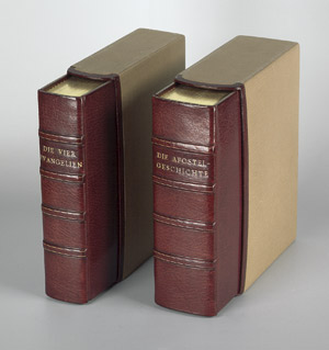 Lot 3280, Auction  104, Koch, Rudolf, Die vier Evangelien + Die Apostelgeschichte.1926