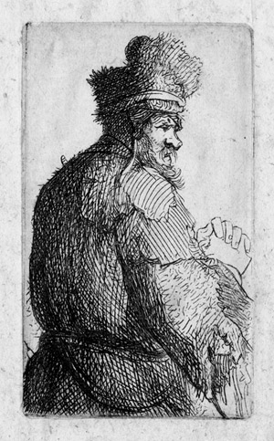 Lot 5227, Auction  104, Rembrandt, Vom Rücken gesehener Greis, Halbfigur