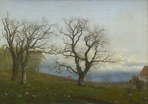 Lot 6080, Auction  104, Zierck, Heinrich Christian Johann, Herbstlandschaft mit Spaziergänger