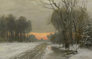 Lot 6109, Auction  104, Andersen-Lundby, Anders, Winterlandschaft in München